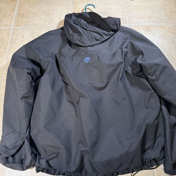 Timberland Men's Weather Gear Full Zip Nylon Shell Lined Jacket Black Size Small - Picture 7 of 10